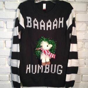 Ugly Christmas Sweater Sheep themed Juniors L 11/13